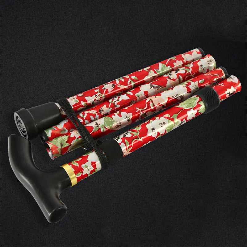 “Trusty Foldable Cane – Your Walking & Hiking Companion” ✅