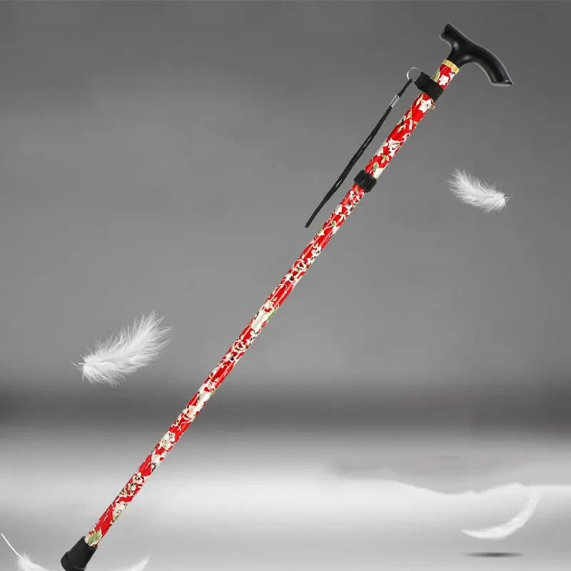 “Trusty Foldable Cane – Your Walking & Hiking Companion” ✅