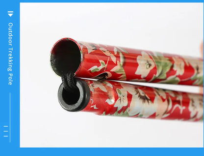 “Trusty Foldable Cane – Your Walking & Hiking Companion” ✅