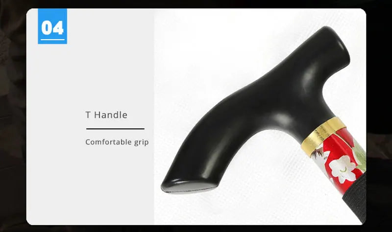 “Trusty Foldable Cane – Your Walking & Hiking Companion” ✅