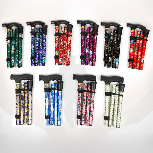 “Trusty Foldable Cane – Your Walking & Hiking Companion” ✅