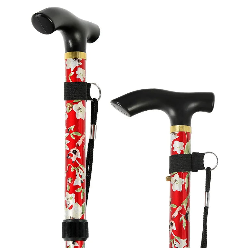“Trusty Foldable Cane – Your Walking & Hiking Companion” ✅