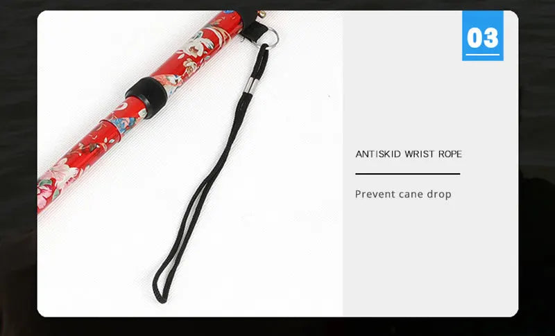 “Trusty Foldable Cane – Your Walking & Hiking Companion” ✅