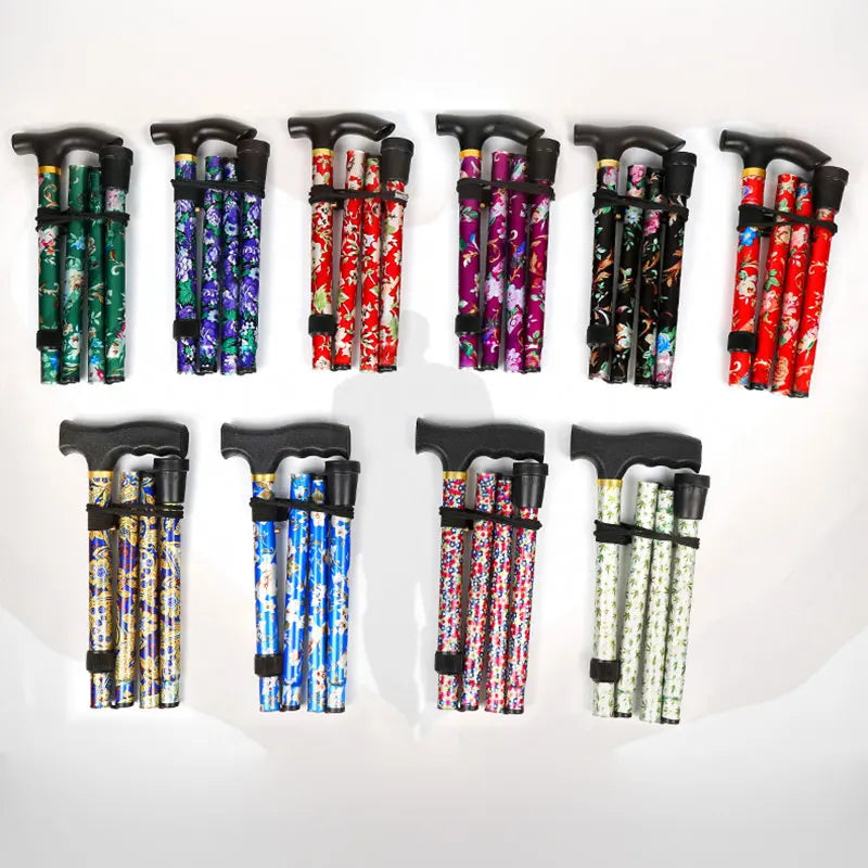 “Trusty Foldable Cane – Your Walking & Hiking Companion” ✅