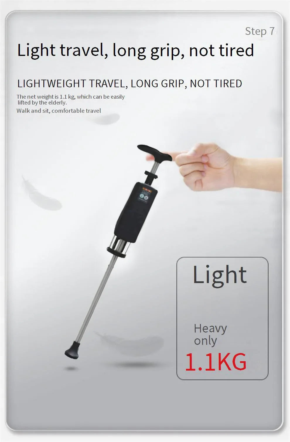 Medical Folding Cane with Seat