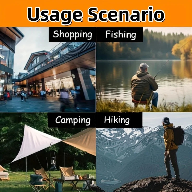 “2-in-1 Foldable Cane Chair”