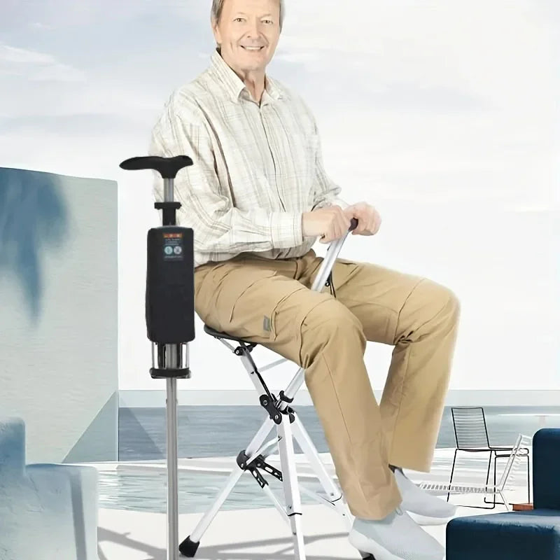 Medical Folding Cane with Seat